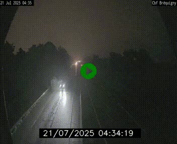 Webcam sur le périphérique de Rennes (N136) à hauteur du quartier Bréquigny, au sud de la ville