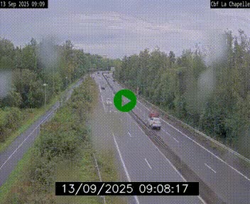 Webcam sur le périphérique de Nantes (N844) à hauteur de Porte de la Chapelle, au nord de la ville