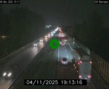 Webcam sur le périphérique de Rennes (N136) à hauteur de Maurepas, au nord de la ville