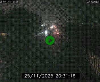 Webcam sur le périphérique de Rennes (N136) à hauteur de Maurepas, au nord de la ville
