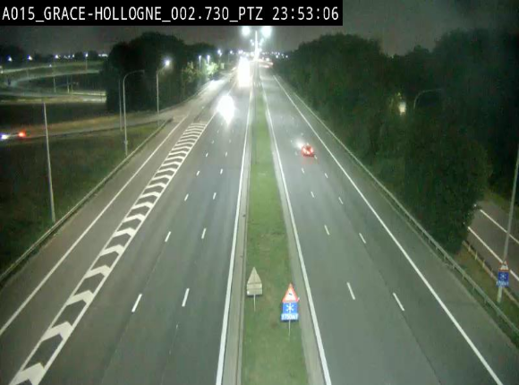 Caméra trafic Belgique - Grâce-Hollogne - E42, jonction avec A604, direction Loncin/Aéroport de Liège -  BK 3.2