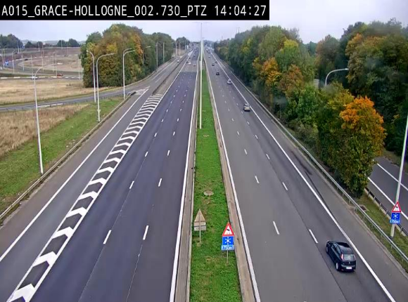 Caméra trafic Belgique - Grâce-Hollogne - E42, jonction avec A604, direction Loncin/Aéroport de Liège -  BK 3.2