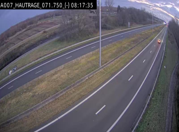 Webcam autoroute Belgique - Hautrage - E19 - BK 71.7