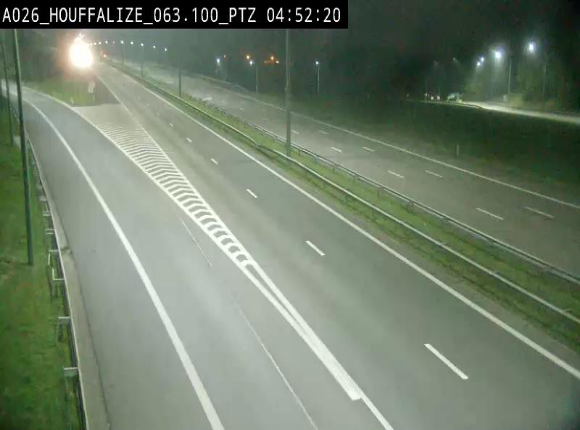 Caméra autoroute Belgique - Houffalize, E25 direction Liège