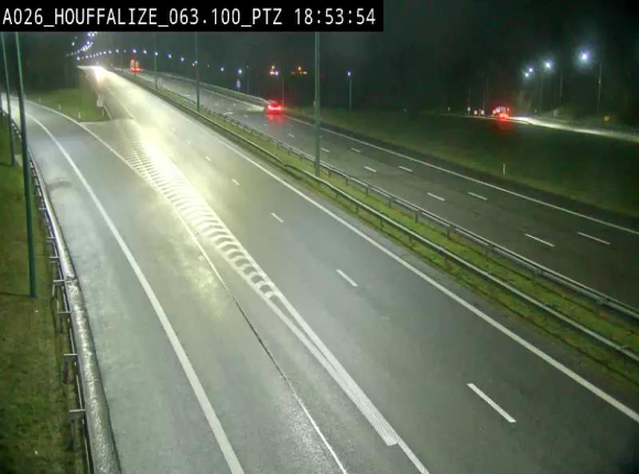 Caméra autoroute Belgique - Houffalize, E25 direction Liège