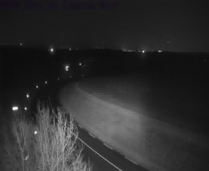 Webcam sur la D603 située en haut de la Côte de Zimming. Vue orientée vers Saint-Avold.