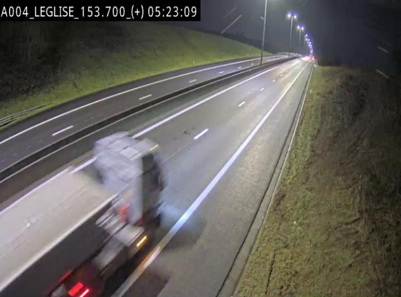 Webcam autoroute E411 à hauteur de Léglise, en direction de Luxembourg