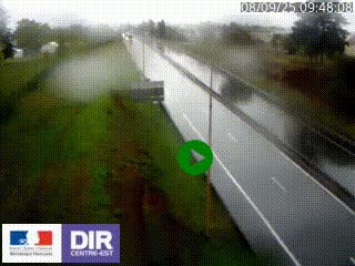 Webcam à Mably, à proximité de Roanne en direction de Moulins sur la N7