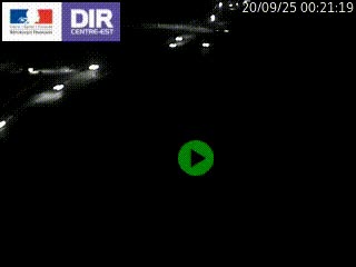 Webcam traffic à Grenoble-sud sur l'autoroute A480. Vue orientée vers l'entrée et la sortie de Grenoble
