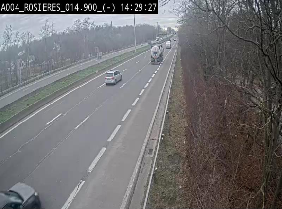 Webcam traffic E411(A4) - BK 14.4 - Rosières