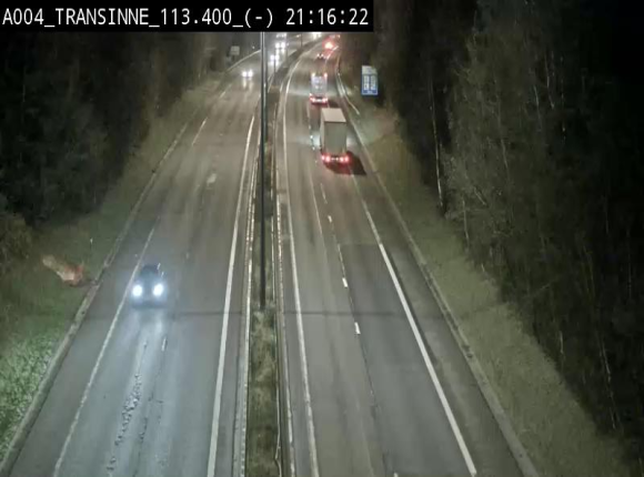 Caméra trafic E411 (A4) - Transinne direction Namur - BK 113.425