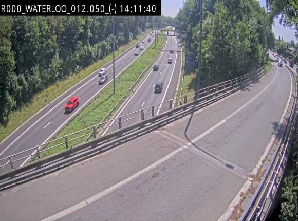Webcam autoroute Belgique - Waterloo - R0 (ring de Bruxelles) - BK 12.3