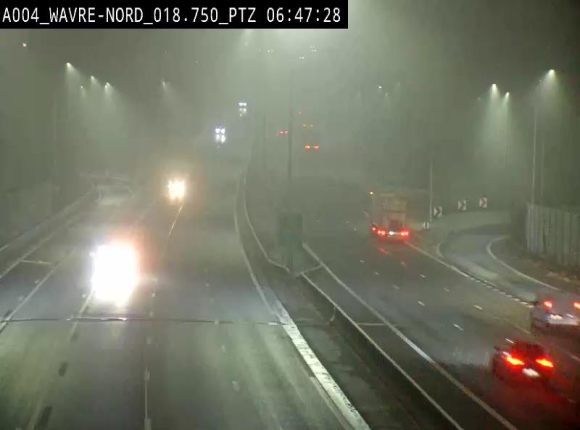 Webcam traffic E411(A4) - BK 18.7 - Bierges (Wavre Nord)