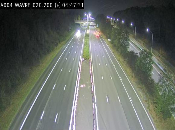 Webcam @ Wavre-sud KP 19.6, A4/E411