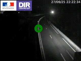 Caméra sur la Nationale 90 (N90) à La Léchère, en direction et à proximité d'Albertville