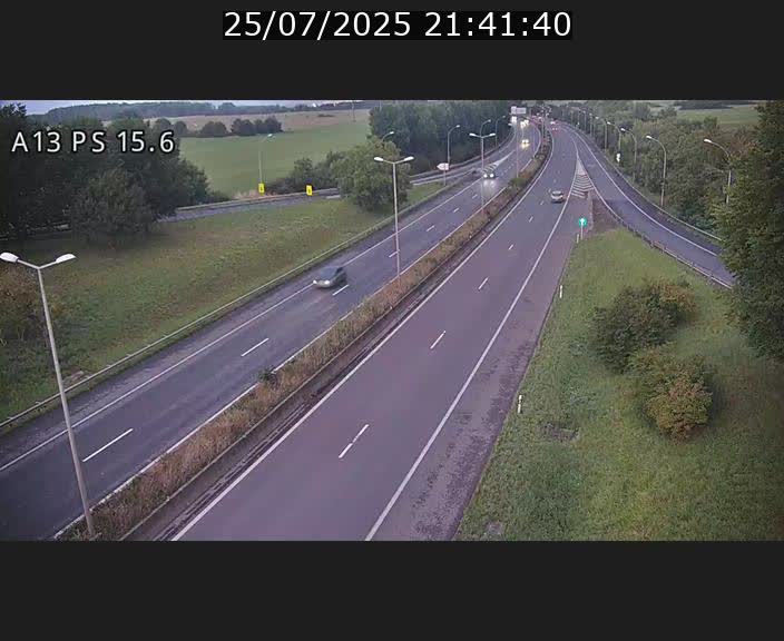 Traffic live webcam Luxembourg Kayl - A13 direction Dudelange - BK 15.6