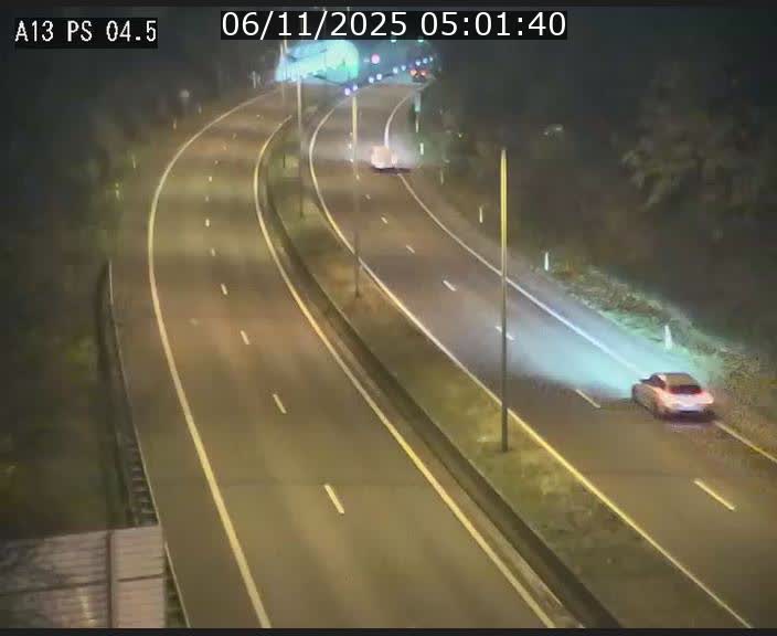 Traffic live webcam Luxembourg Differdange - A13 direction Esch-sur-Alzette - BK 4.5