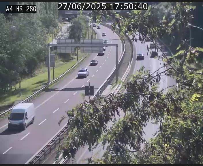 Webcam traffic A4 Luxembourg - BK 0.2 - P+R Bouillon (direction Luxembourg)