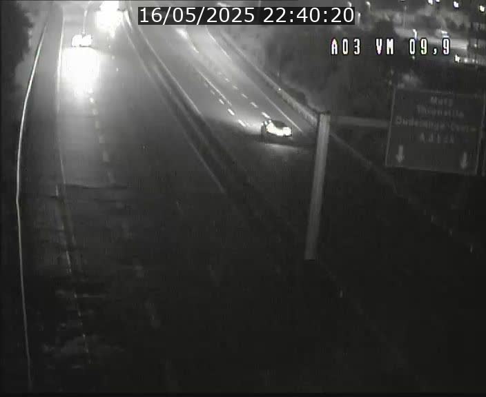 Webcam Autoroute à la Croix de Bettembourg - A3 - BK 9.9 - direction France