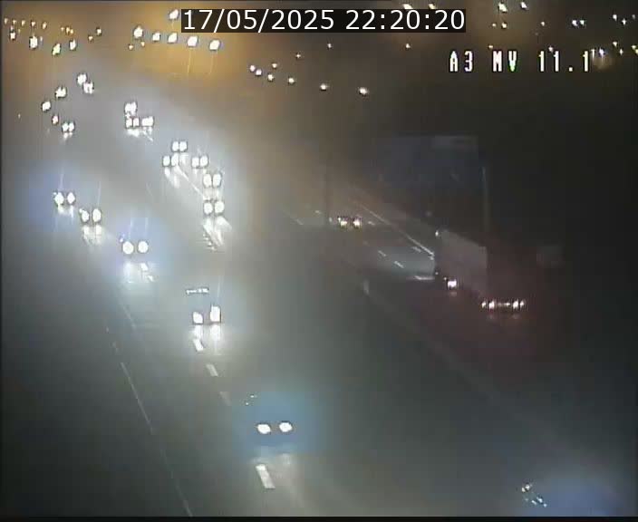 Traffic live webcam Luxembourg Croix de Bettembourg A3 - BK 11.1 - direction Luxembourg-ville