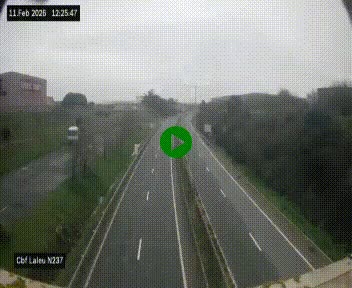 Webcam située à la Rochelle, à la fin de la N237 avant l'accès au péage du Pont de l'Île-de-Ré