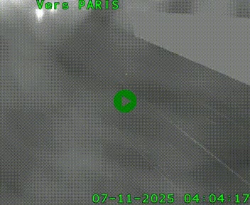 Caméra routière sur l'autoroute A20 à Saint-Pardoux-l'Ortigier, à la jonction avec l'A89. Vue orientée vers Paris