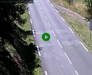 Caméra routière France - N102, au niveau du col de Montmirat à Saint-Etienne-du-Valdonnez à 1039 mètres d'altitude