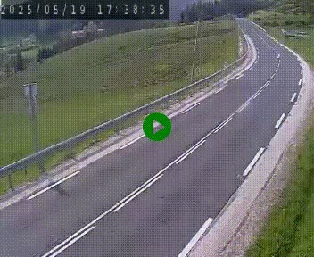 Webcam routière au niveau du col de la Chavade en Ardèche, sur la N102 à 1266 mètres d'altitude