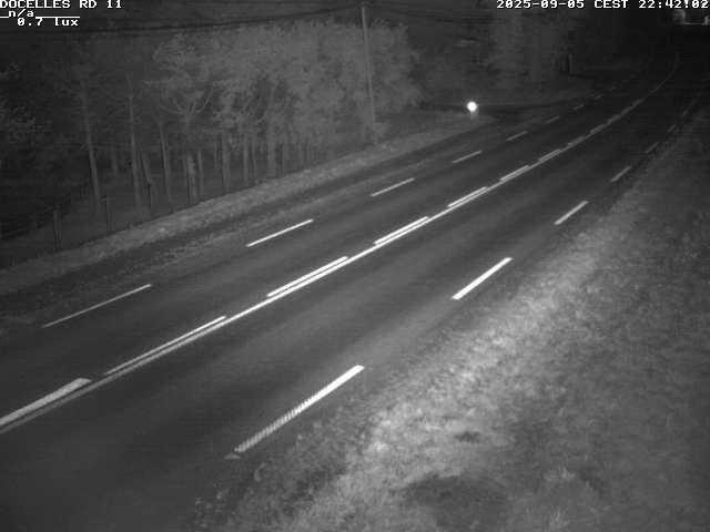 Webcam à 424 mètres d'altitude dans la Tranchée de Docelles dans les Vosges, à proximité d'Epinal sur la route de Gerardmer (D11)