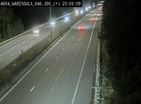 Webcam autoroute Belgique - Warissoulx - E411 - BK 46.2