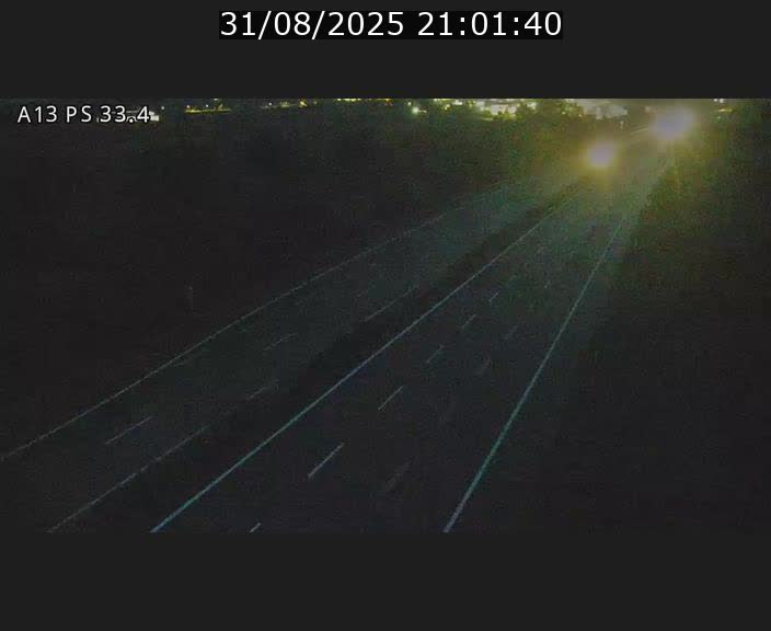 Webcam trafic sur A13 à hauteur de Mondorf-les-Bains en direction d'Altwies
