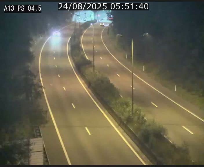 Traffic live webcam Luxembourg Differdange - A13 direction Esch-sur-Alzette - BK 4.5