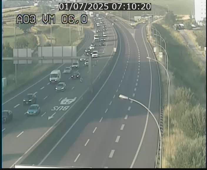 Traffic live webcam Luxembourg Aire de Berchem - A3 - BK 6 - direction France