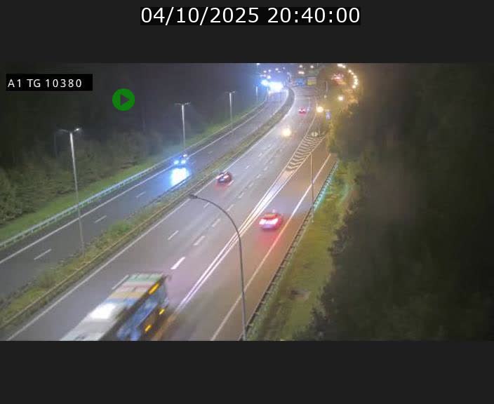 Traffic live webcam Luxembourg Senningerberg - A1 direction Luxembourg Kirchberg - BK 10.3