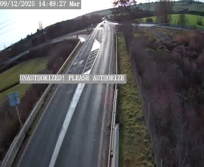Point de vue trafic déployé sur D181a (France) à Sainte Marie aux Chênes, regardant vers Homecourt, aidant conducteurs et services à anticiper les flux.