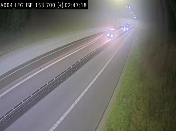 Webcam autoroute E411 à hauteur de Léglise, en direction de Luxembourg
