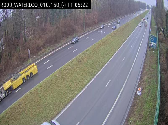 Webcam autoroute Belgique - Waterloo - R0 (ring de Bruxelles) - BK 12.3
