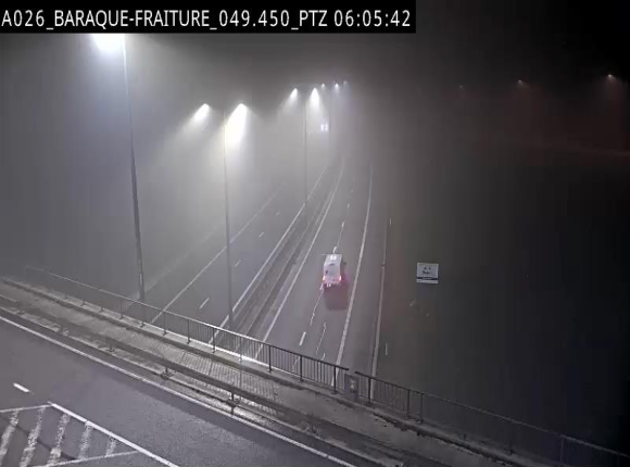 Webcam à la Baraque de Fraiture à la jonction entre l'E25 et la N89 à hauteur de Vielsalm
