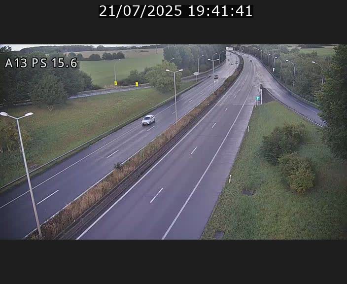 Traffic live webcam Luxembourg Kayl - A13 direction Dudelange - BK 15.6