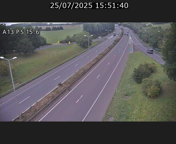 Traffic live webcam Luxembourg Kayl - A13 direction Dudelange - BK 15.6