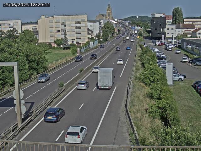 Caméra autoroute France - A31, Thionville direction Metz