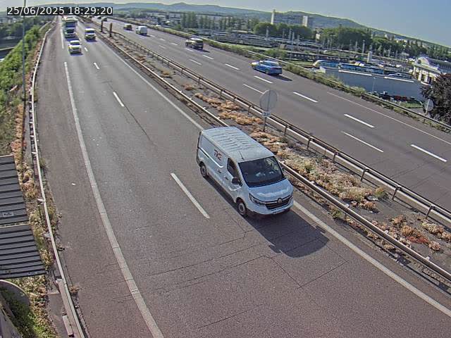 Caméra autoroute France - A31, Yutz direction Metz