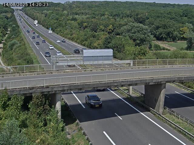 Caméra autoroute France - A31, Zoufftgen direction Luxembourg-ville, à la frontière entre la France et le Luxembourg