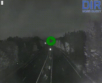 Webcam sur le périphérique de Caen (N814) à l'est de la ville, à Mondeville hauteur de la sortie 2, Presqu'île-Rives de l'Orne, au bout de l'autoroute A13