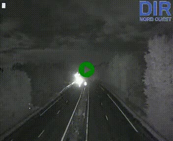 Webcam sur le périphérique de Caen (N814) à l'est de la ville, à Mondeville hauteur de la sortie 2, Presqu'île-Rives de l'Orne, au bout de l'autoroute A13