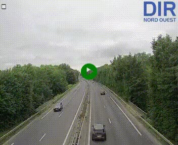 Webcam sur le périphérique de Caen (N814) à l'est de la ville, à Mondeville hauteur de la sortie 2, Presqu'île-Rives de l'Orne, au bout de l'autoroute A13