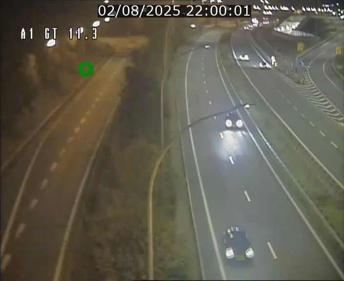 Traffic live webcam Luxembourg Senningerberg - A1 direction Allemagne - BK 11.3