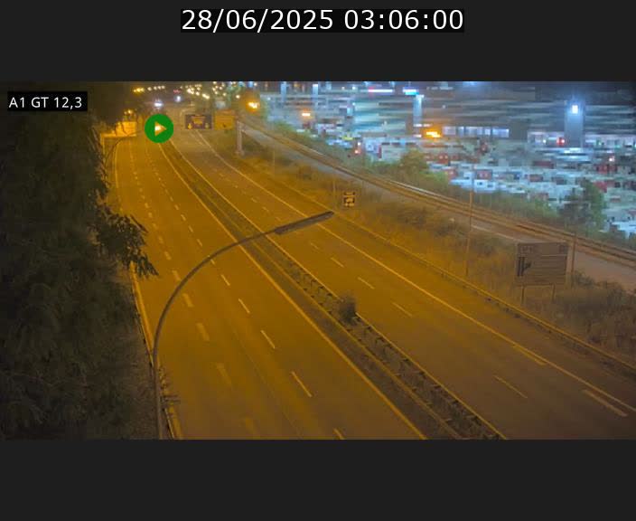 Traffic live webcam Luxembourg Senningerberg - A1 direction Allemagne - BK 12.3