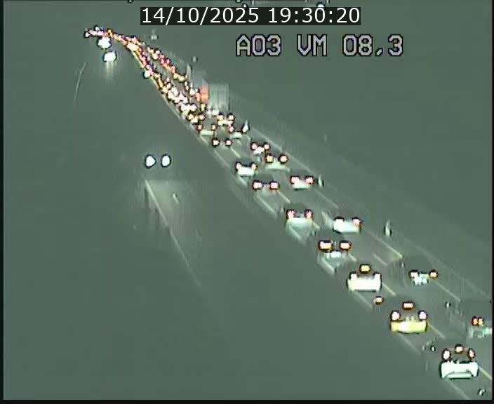 Traffic live webcam Luxembourg Bettembourg - A3 - BK 8.3 - direction France