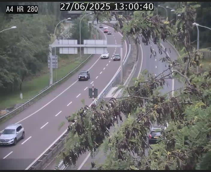 Webcam traffic A4 Luxembourg - BK 0.2 - P+R Bouillon (direction Luxembourg)